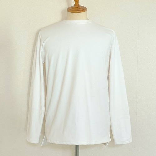 Warm Stretch Crewneck Cut & Sewn　White