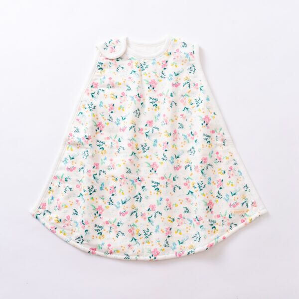 Haruulala　[Baby ]オーガニックコットンスリーパー　花咲く音色   （ギフトBOX付き）