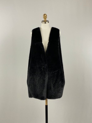 リバーシブルエコラクーンファージレ｜ブラック｜VERSEAU