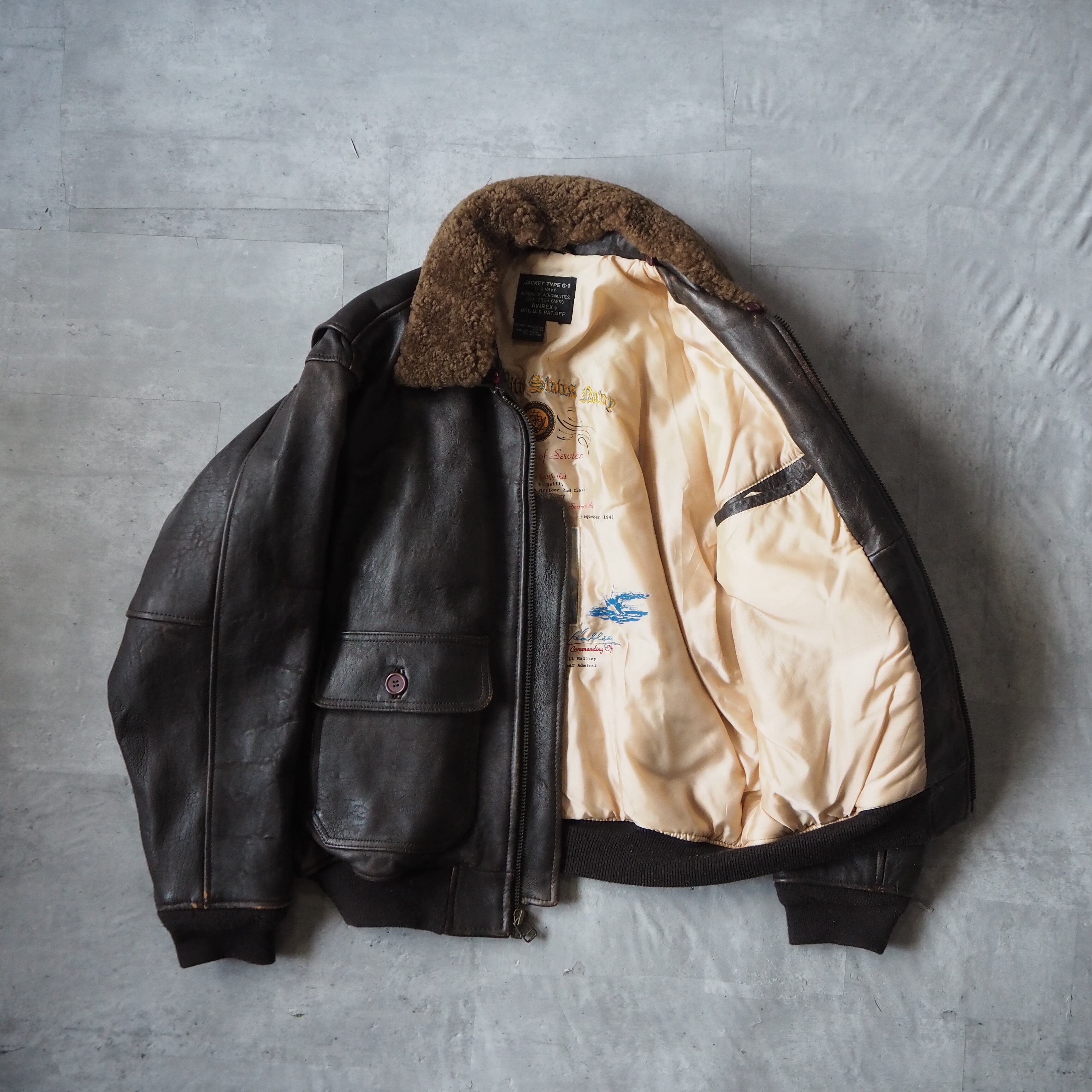 90s “AVIREX” G-1 leather jacket 90年代 アビレックス アヴィレックス 