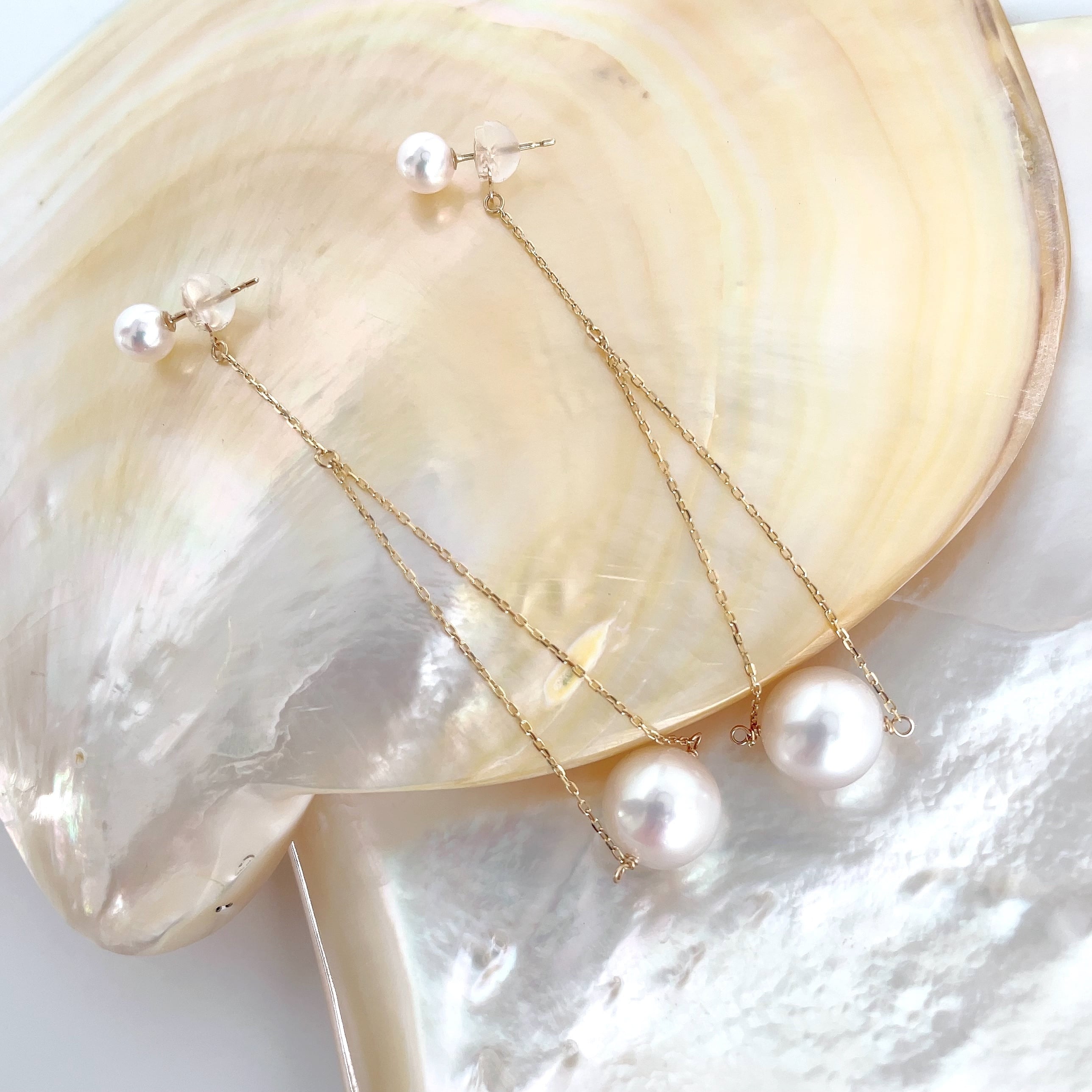 Earrings Sara / Akoya pearl