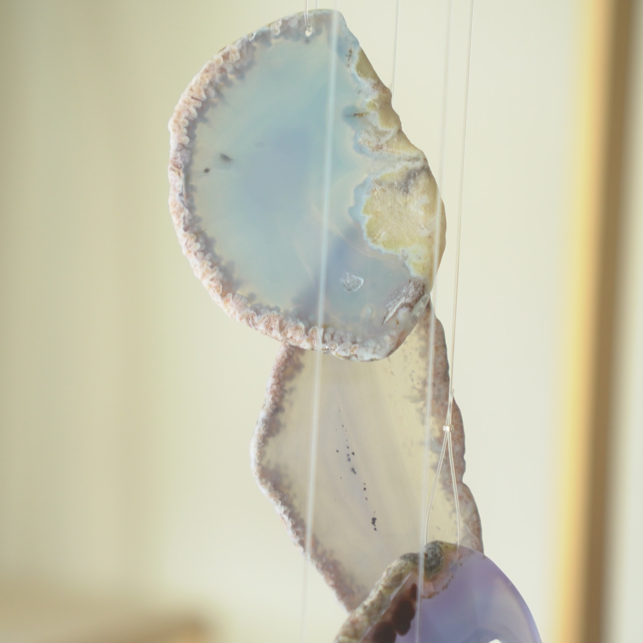 Blue Garden 02 - アゲートヒーリングチャイム / Agate Sun Catcher Wind Chime 716