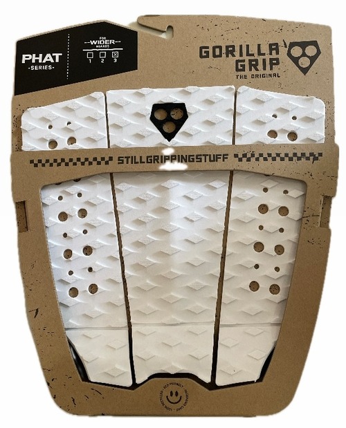 GORILLA GRIP  PHAT THREE TRACTION PAD 3ピース COLOR:White-Black（ホワイトブラック）