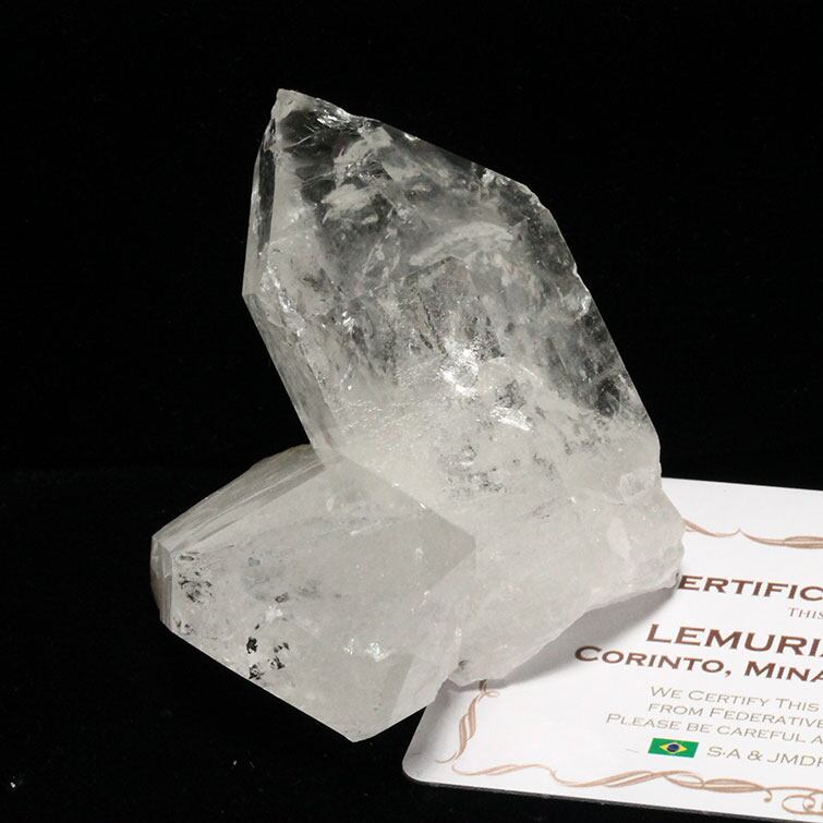 水晶 クラスター ブラジル ミナスジェライス州 コリント産 レムリアンシード 証明書付属 一点物 272-158