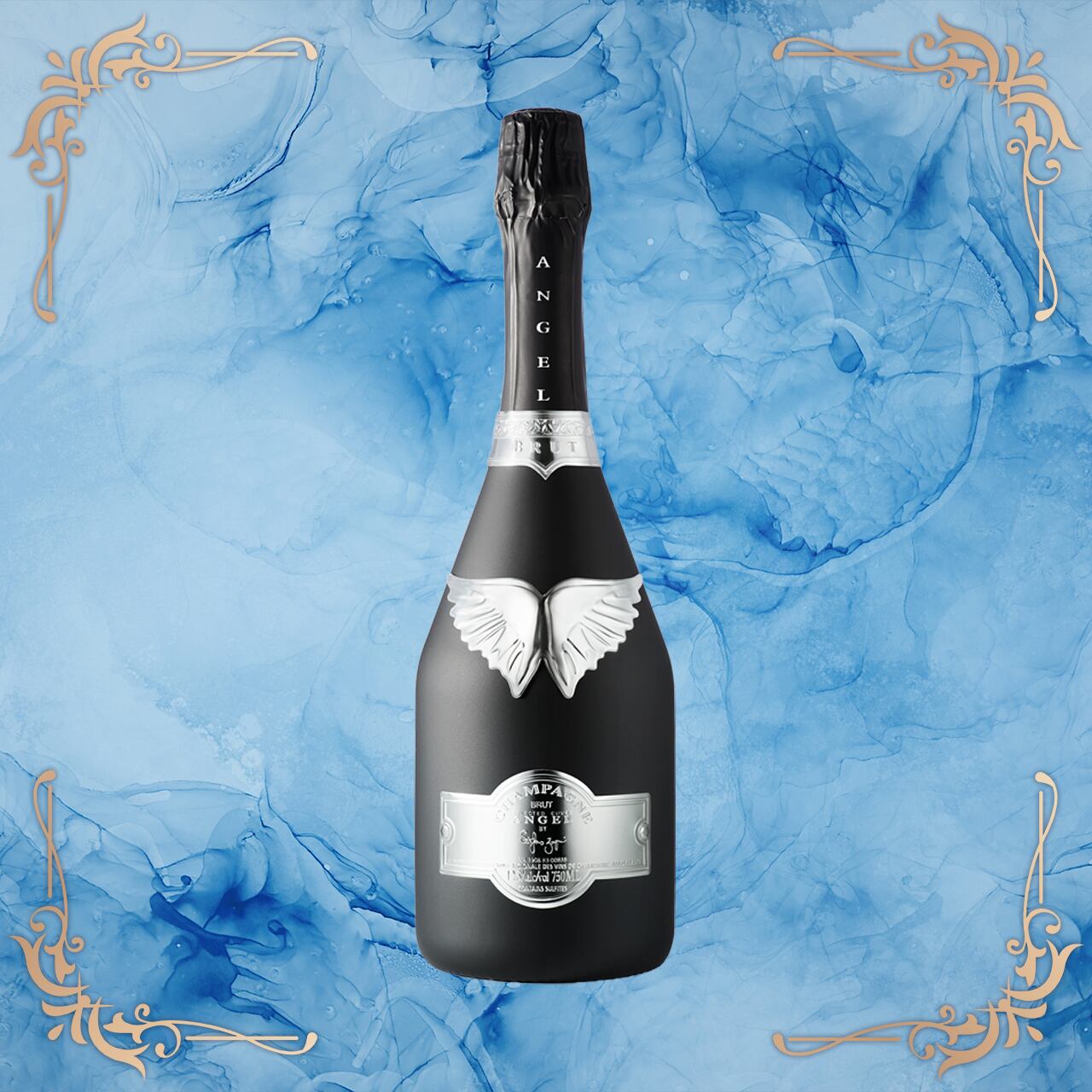 ANGEL エンジェル ブラック シャンパン 750mL 12.5％ ケース付き 未開