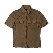Lounge Lizard ラウンジリザード 半袖ワークシャツ 2/カーキ/ミリタリー