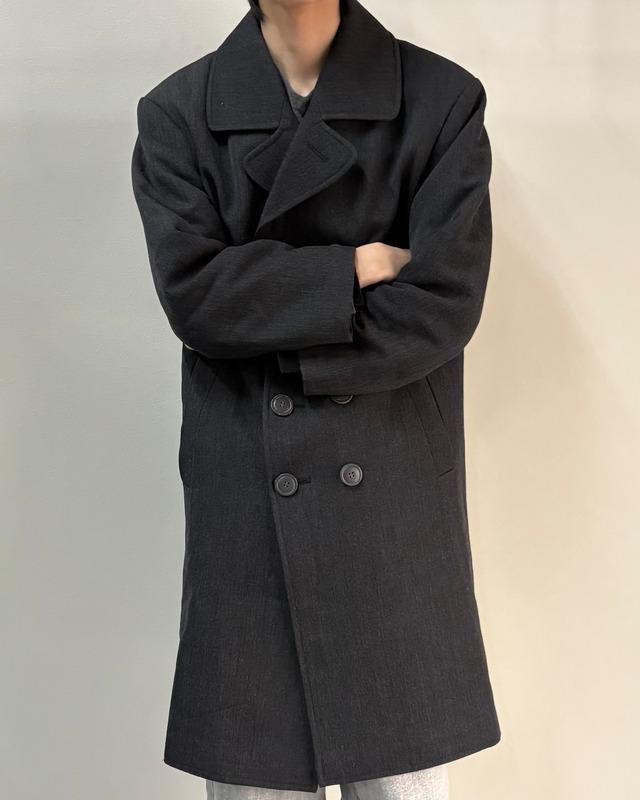 【DRIES VAN NOTEN】double breasted wool coat