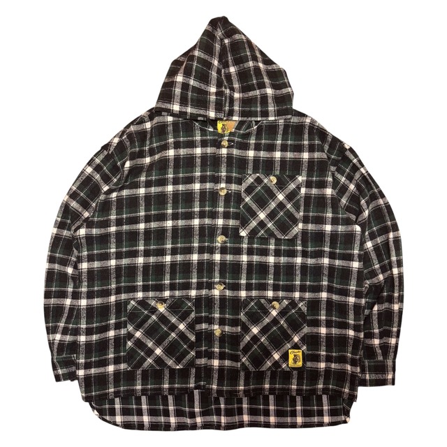 ［Good Color］Cobmaster Plaid Shirt Hoodie XL
