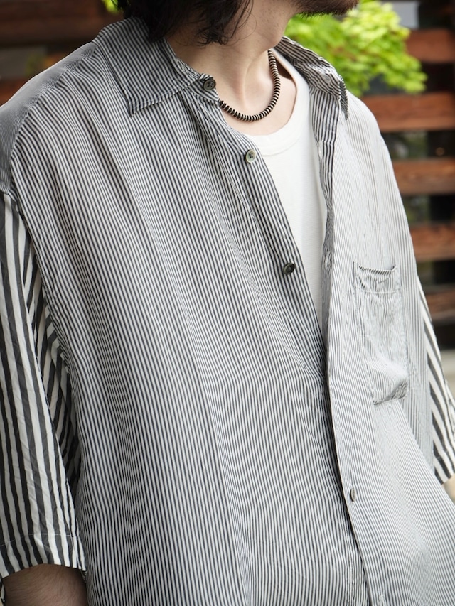 TROPOPAUSE トロポポーズ 【 Patch Work Shirt No.90-C】