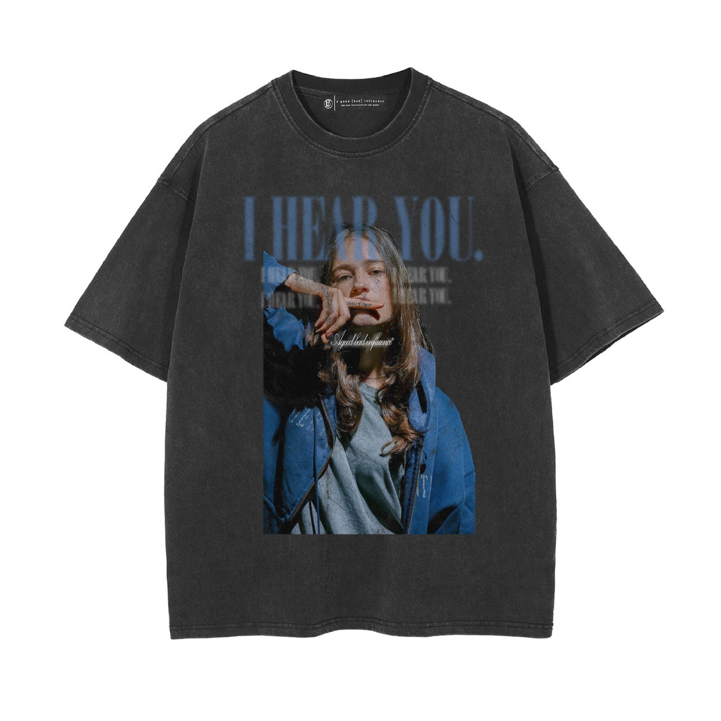 A Good Bad Influence HOODIE Ｌsize A Good Bad Influence】ORIGINAL STUDSED HOODIE / WHITE | PARX