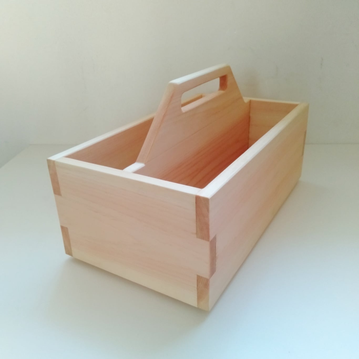 持ち手付きフリーボックス｜ 無垢 檜(ひのき) | MIYABI WOODWORKS