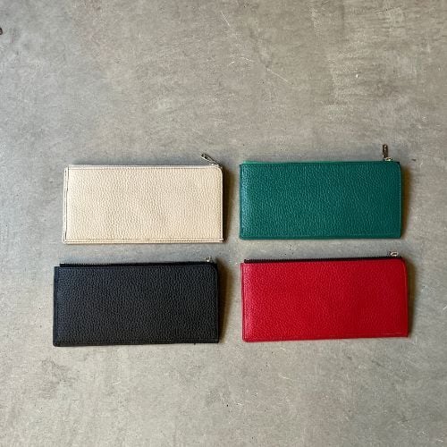 シュリンクレザー】本革 ロング フラグメントケース〈Leather Long