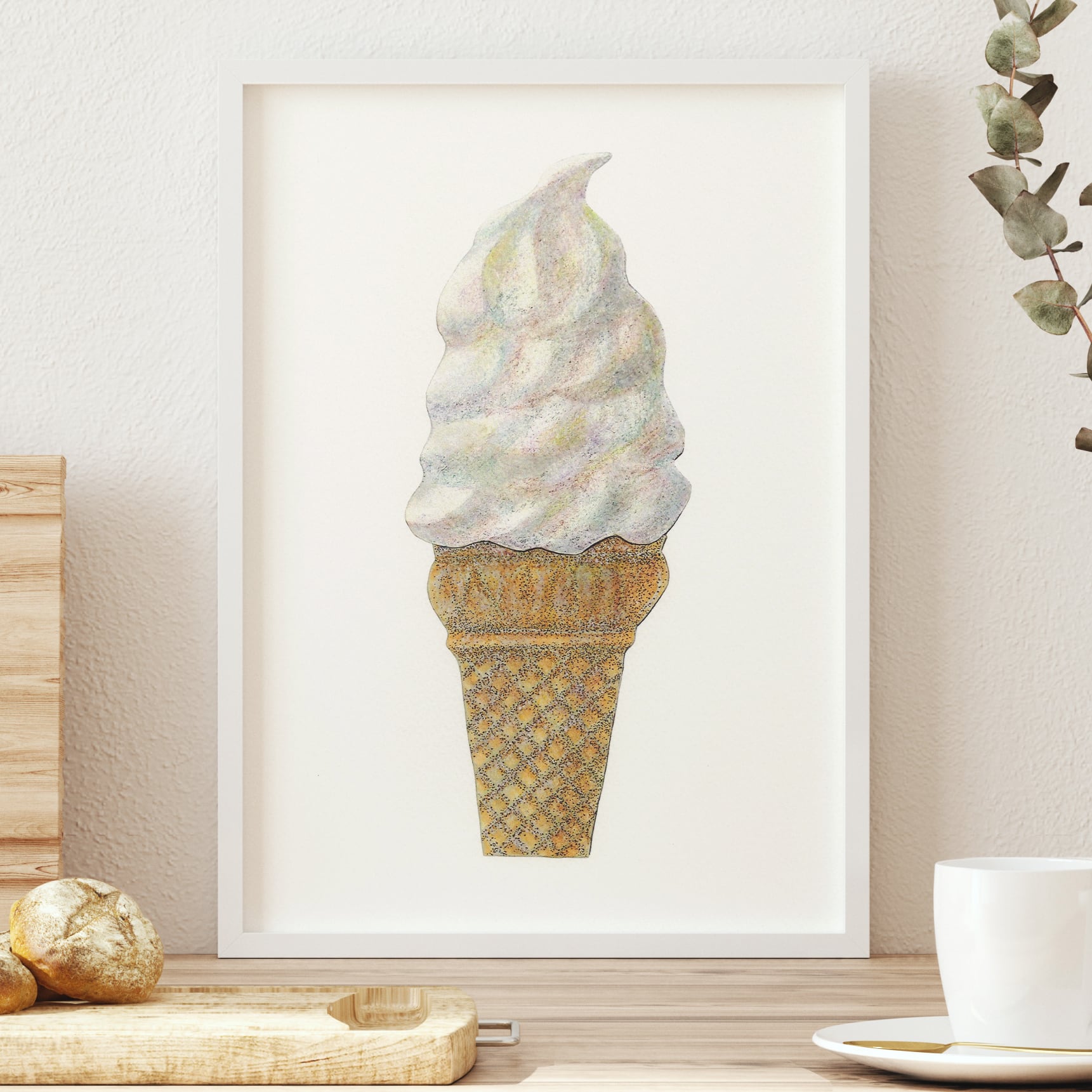 ポスター *ソフトクリーム | さらさまゆこ Online Shop ポスター *ソフトクリーム | さらさまゆこ Online Shop