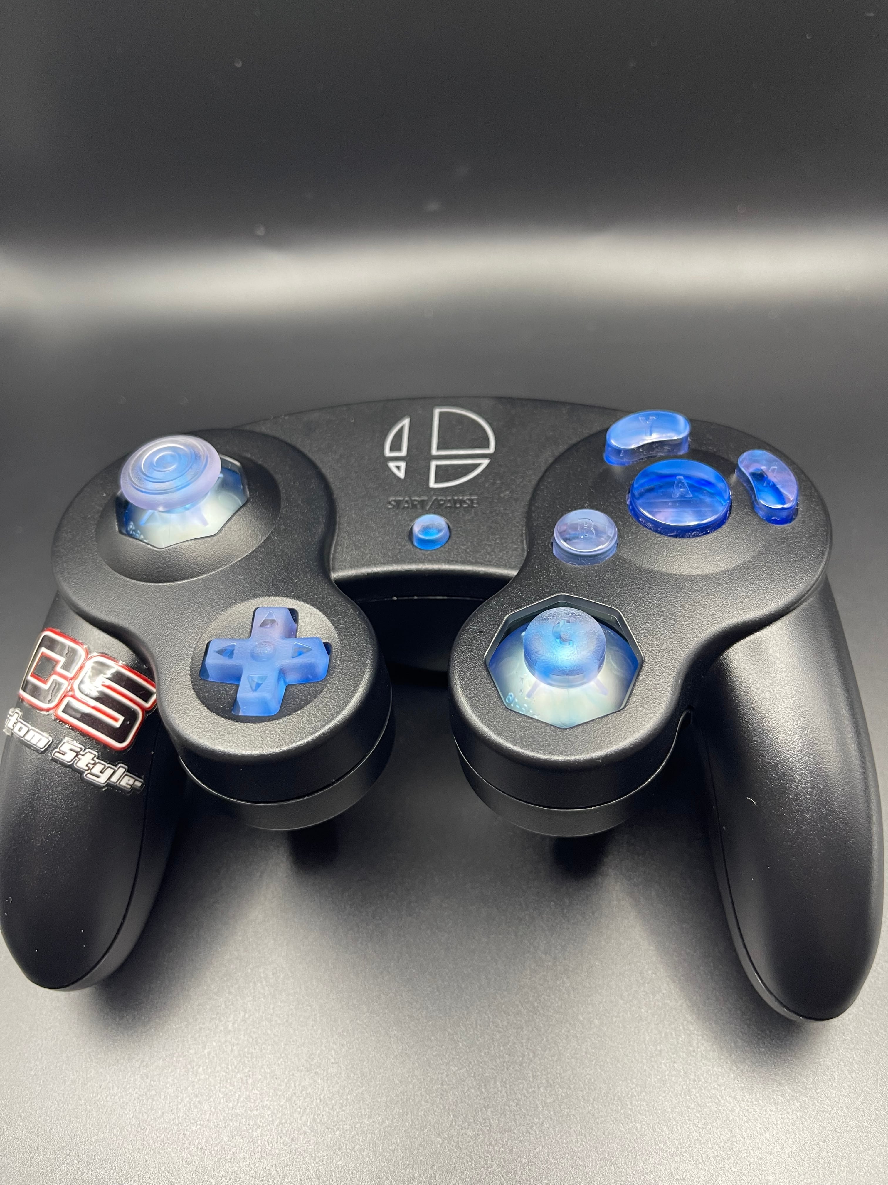 ゲームキューブコントローラー カスタムボタン 純正形状（グリーン