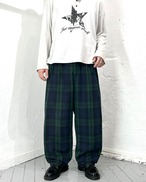 90s~ TOMMY HILFIGER "Blackwatch" 2tac Cotton Easy Pants