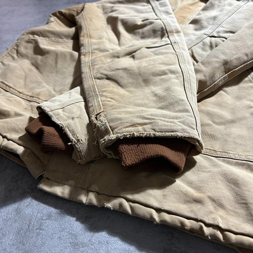 80-90s 星タグ USA製 carhartt ブラウン トラディショナルジャケット L 詳細写真8