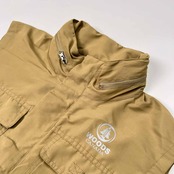 WOODS CANADA ウッズ カナダ アウトドア ベスト サイズ L /メンズ/ベージュ