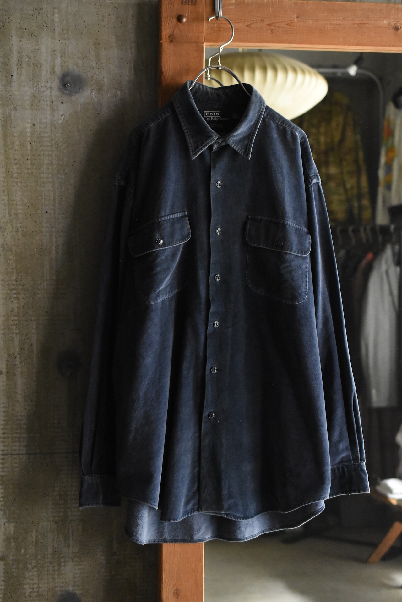 OK/90's "polo by Ralph Lauren" 〜BENFORD〜 velour shirt