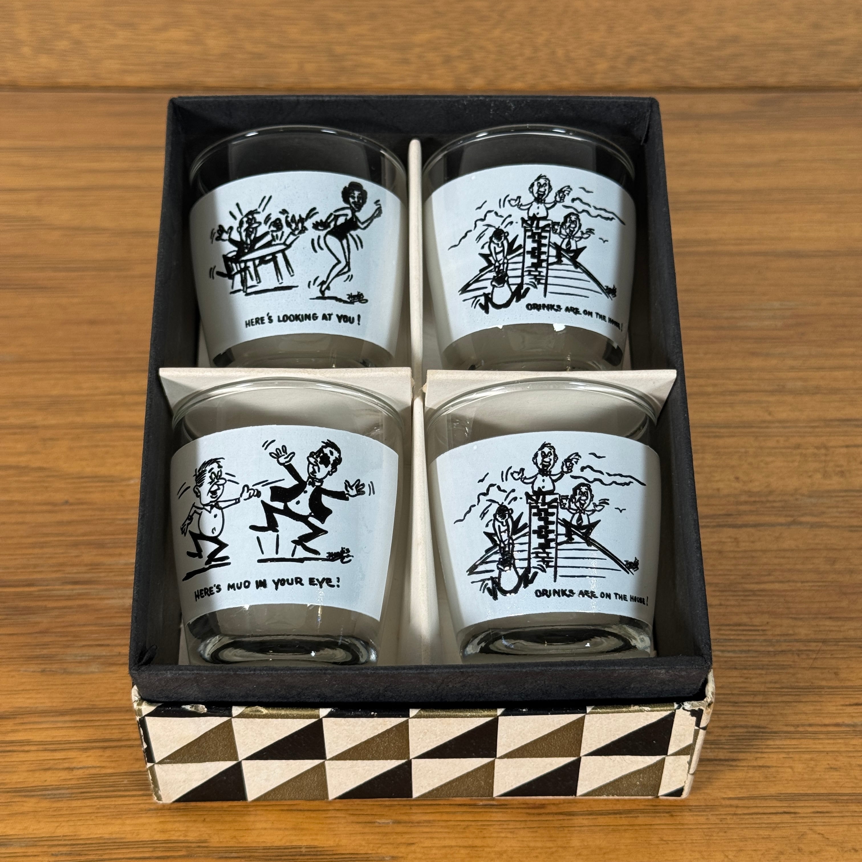 #2020 ビンテージ ショットグラスセット