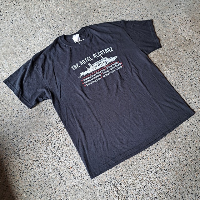 "THE HOTEL ALCATRAZ" プリントTシャツ used [306017]
