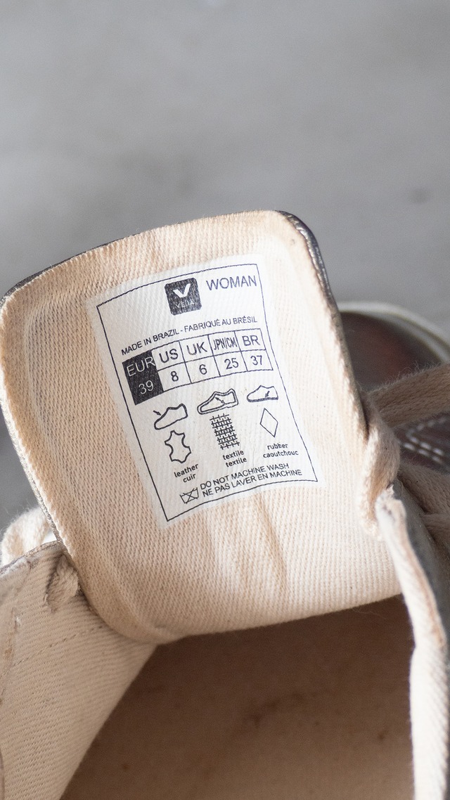 "VEJA" used CAMPO Metallic gold