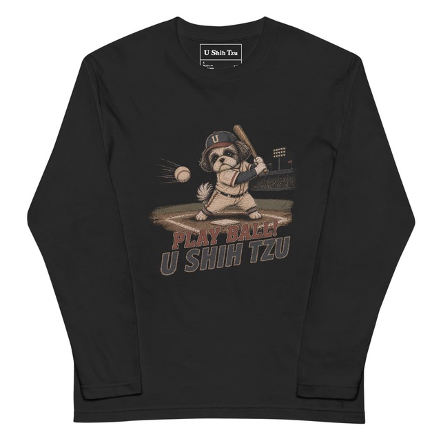 Play Ball Shih Tzu Long Tee U0090