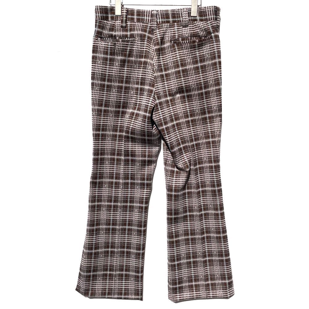 [HARRIS SLACKS] Vintage Madras Check Pattern Flare Pants [1970s-] Vintage  Flare Pants W-33 | beruf powered by BASE