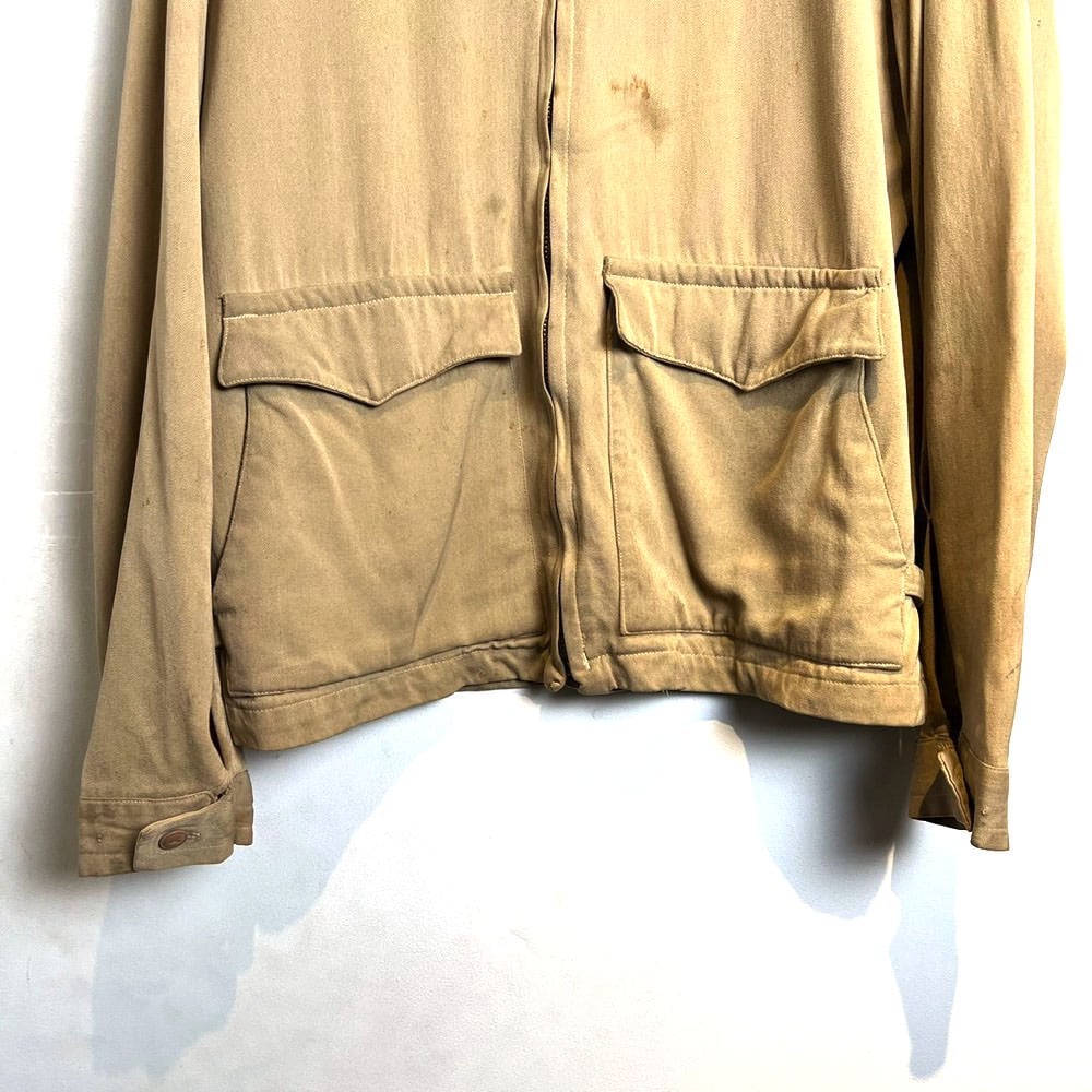1950〜1960's Rayon Gabardine Jacket 1950's to 1960's styling sample 1,2 1950's Rayon gabardine jacket