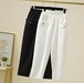 【大きいサイズL-4XL】ファッションパンツ♪ブラック/ホワイト2色展開◆#scfmsv-2211117