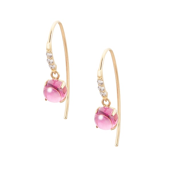K10YGピンクトルマリンピアス 050301019921 | TODAY 