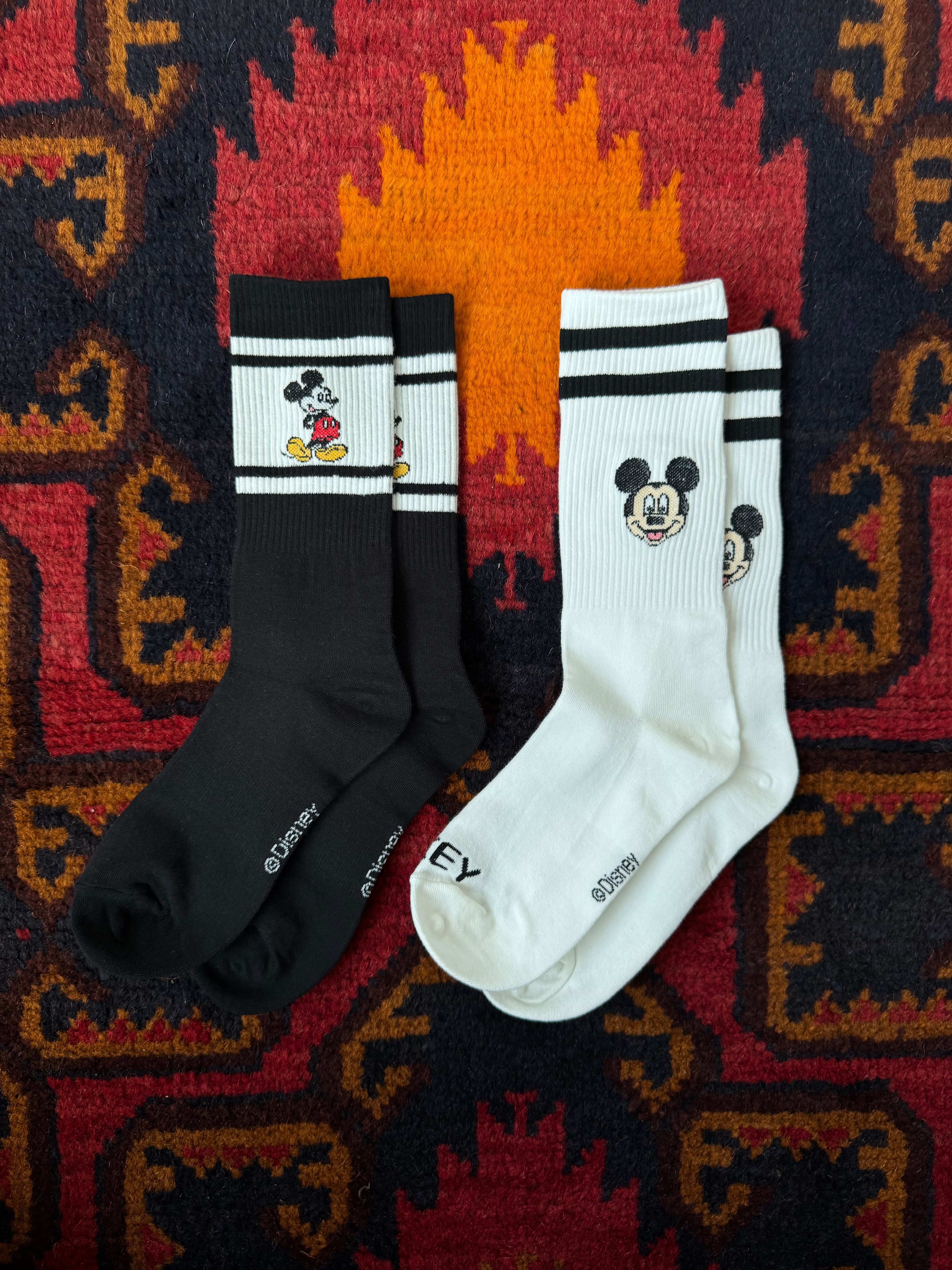 2set Disney mickey socks （18〜23cm）1040