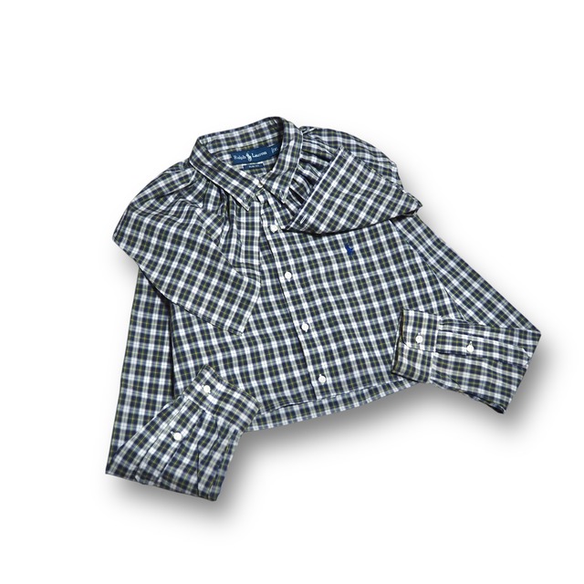 【 REMAKE】長袖フリルシャツ｜Ladies