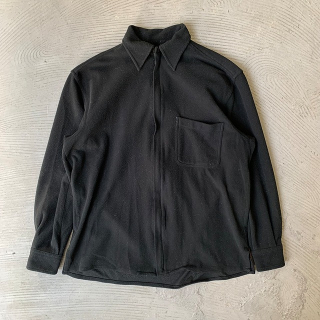 Zip-up fleece shirt