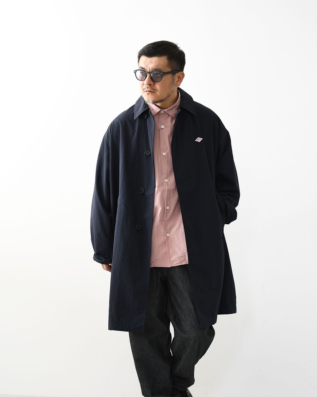 おとうし　DANTON　メンズコート 　ネイビー DANTON [ダントン] M COAT [DT-A0768TNY] メンズ コート・ロング丈