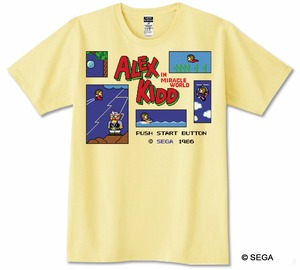 ALEX KIDD in Miracle World Tシャツ / GAMES GLORIOUS