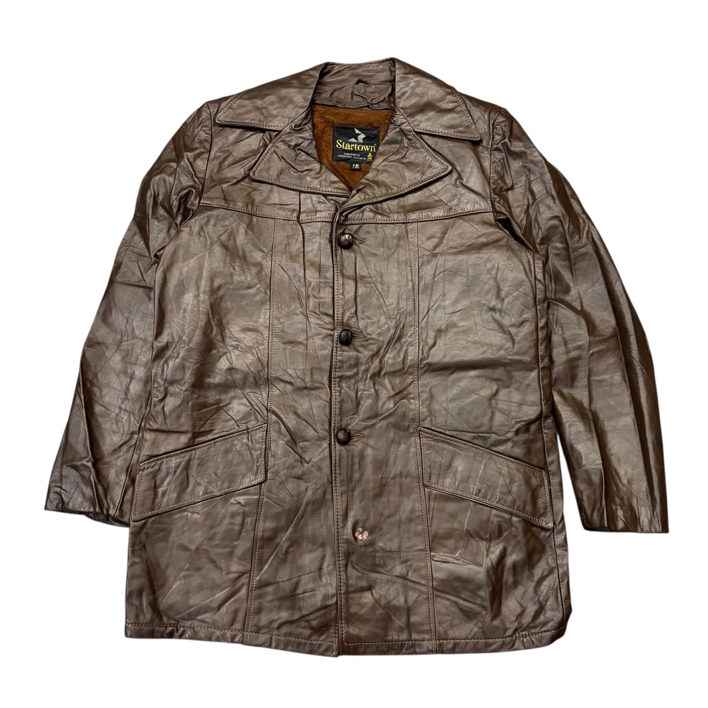 【古着】”Startown” Leather Coat