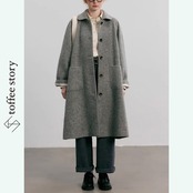 シンプル且つエレガント♡ウールストレートパンツ P0109