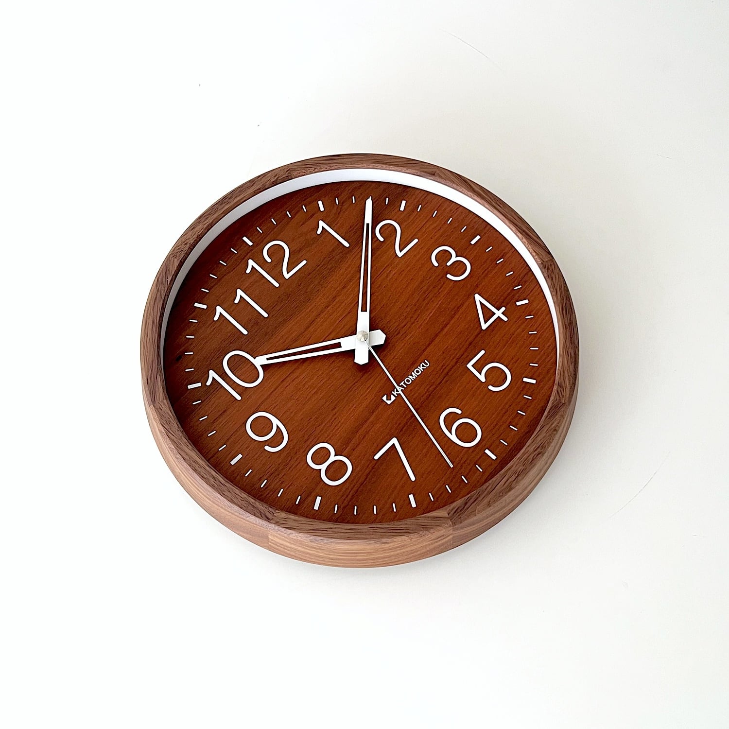 気まぐれセール❗日進木工 掛け時計 置き時計❗ニッシンモッコウ KATOMOKU muku clock 2 ウォールナット km-46WA 掛け時計 | 加藤木工