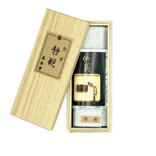 100%天然伽羅線香『静観』短寸バラ桐箱 80本入 日本製