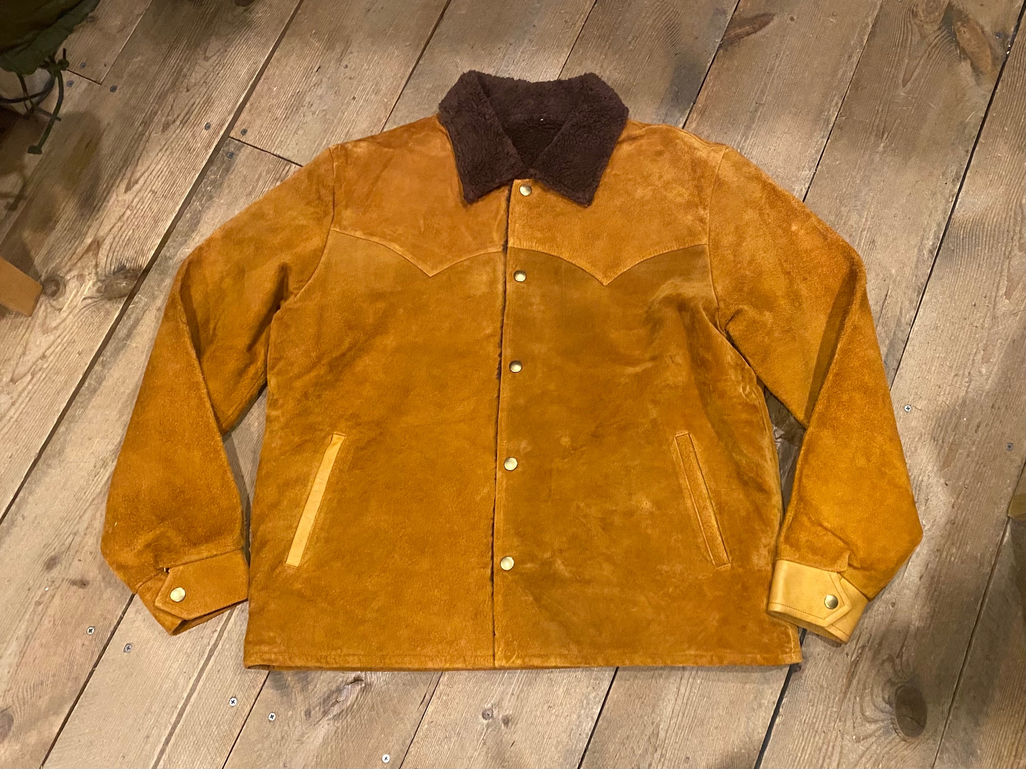 threeface leather saddleman jacket