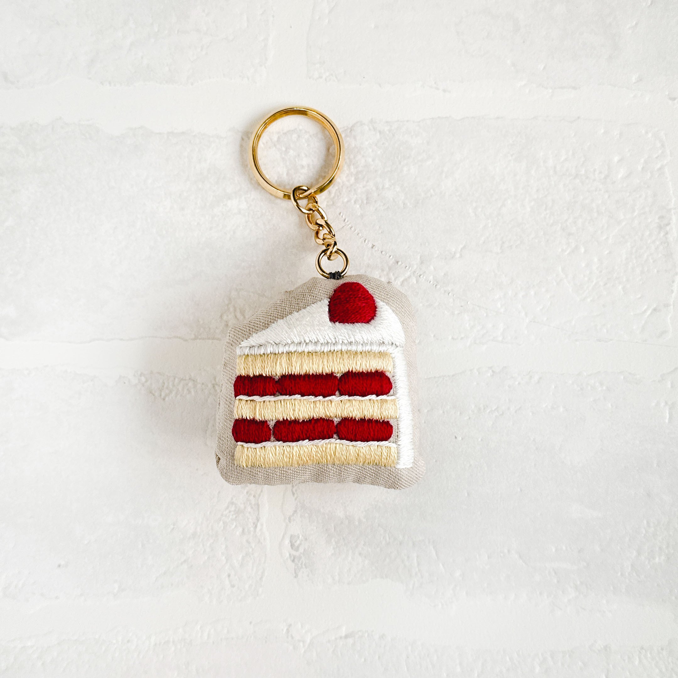 ショートケーキ チャーム』刺繍キット | Net store アンナとラパン