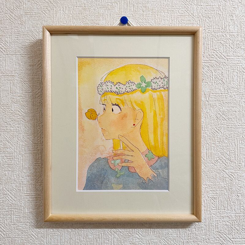 原画（水彩画）「心が痛いよ」[KK-009] | いんくるネット
