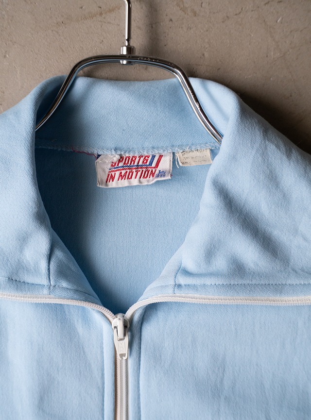 "SPORTS IN MOTION" 1970s Track jersey top
