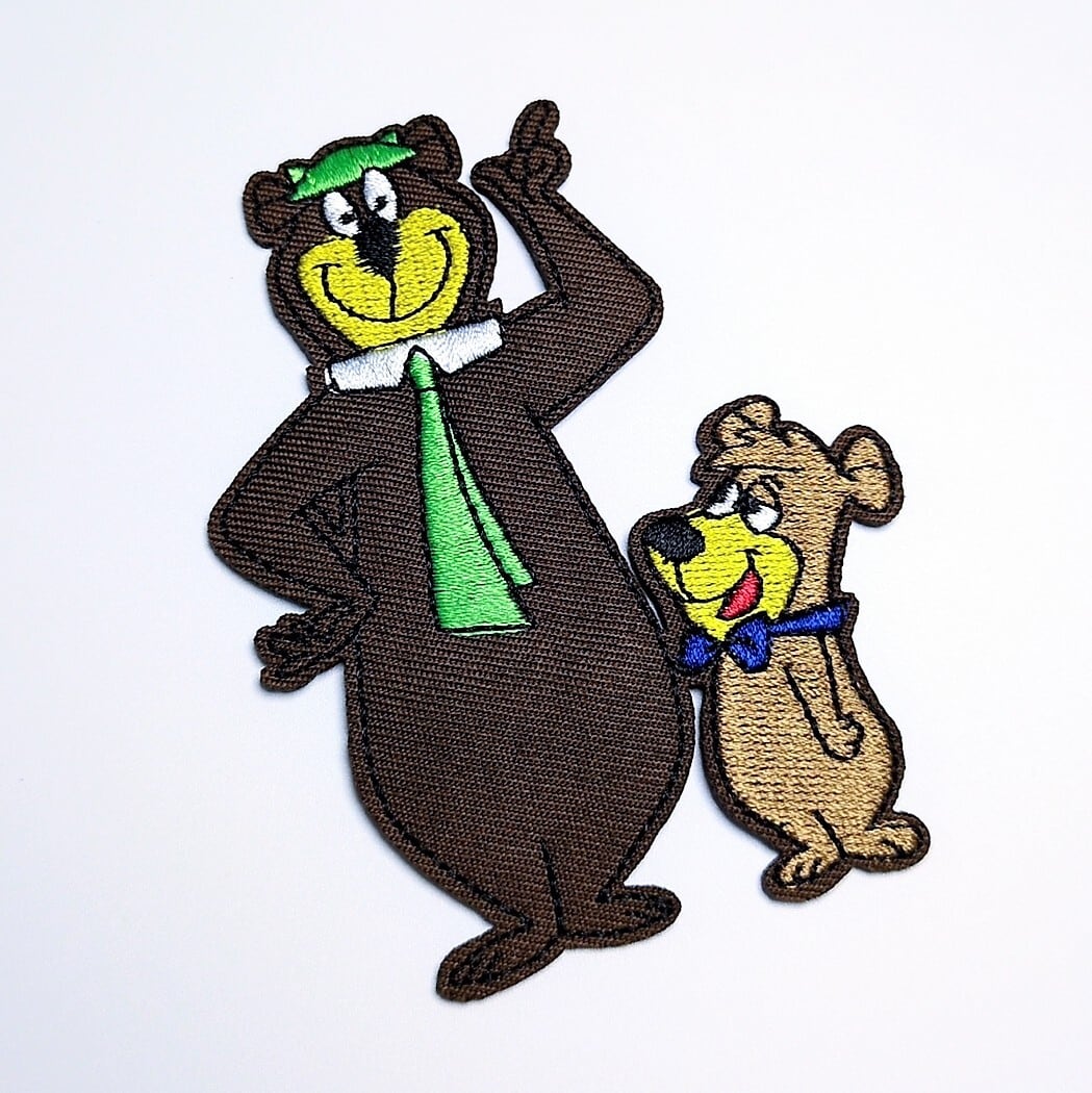 送料無料！ ★刺繍アイロンワッペン★【  Yogi Bear（ヨギ・ベア）】 〚アメリカン雑貨 アメトイ〛