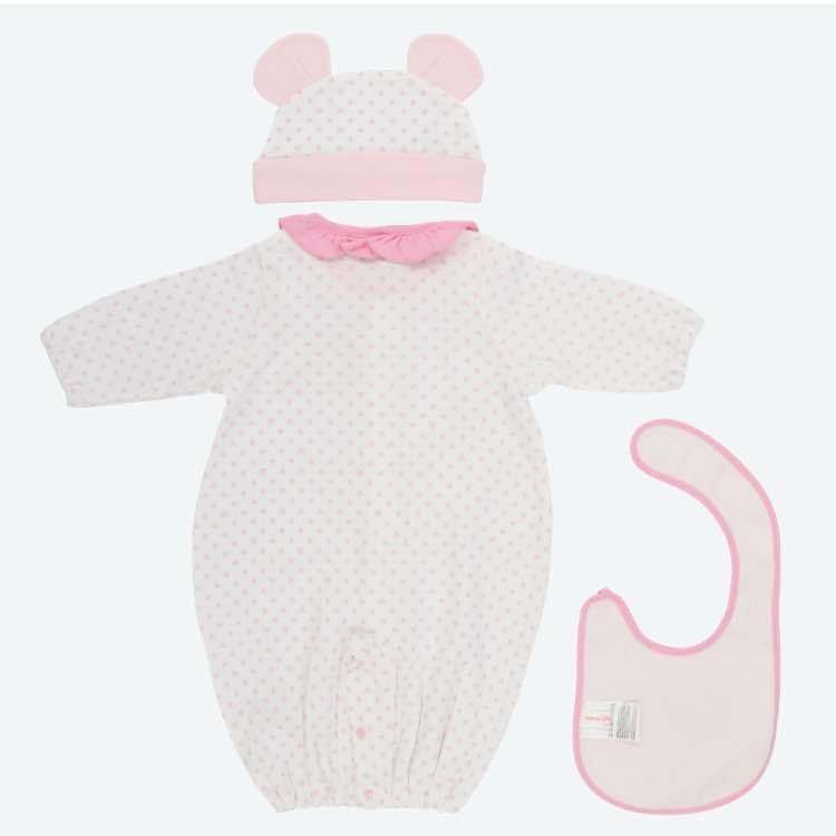 ベビー ミニー デイジー ギフトセット ピンク パーク限定 50-70cm 東京 ディズニー ランド シー スタイ ウェア 帽子 ベビー 用品 赤ちゃん プレゼント お祝い