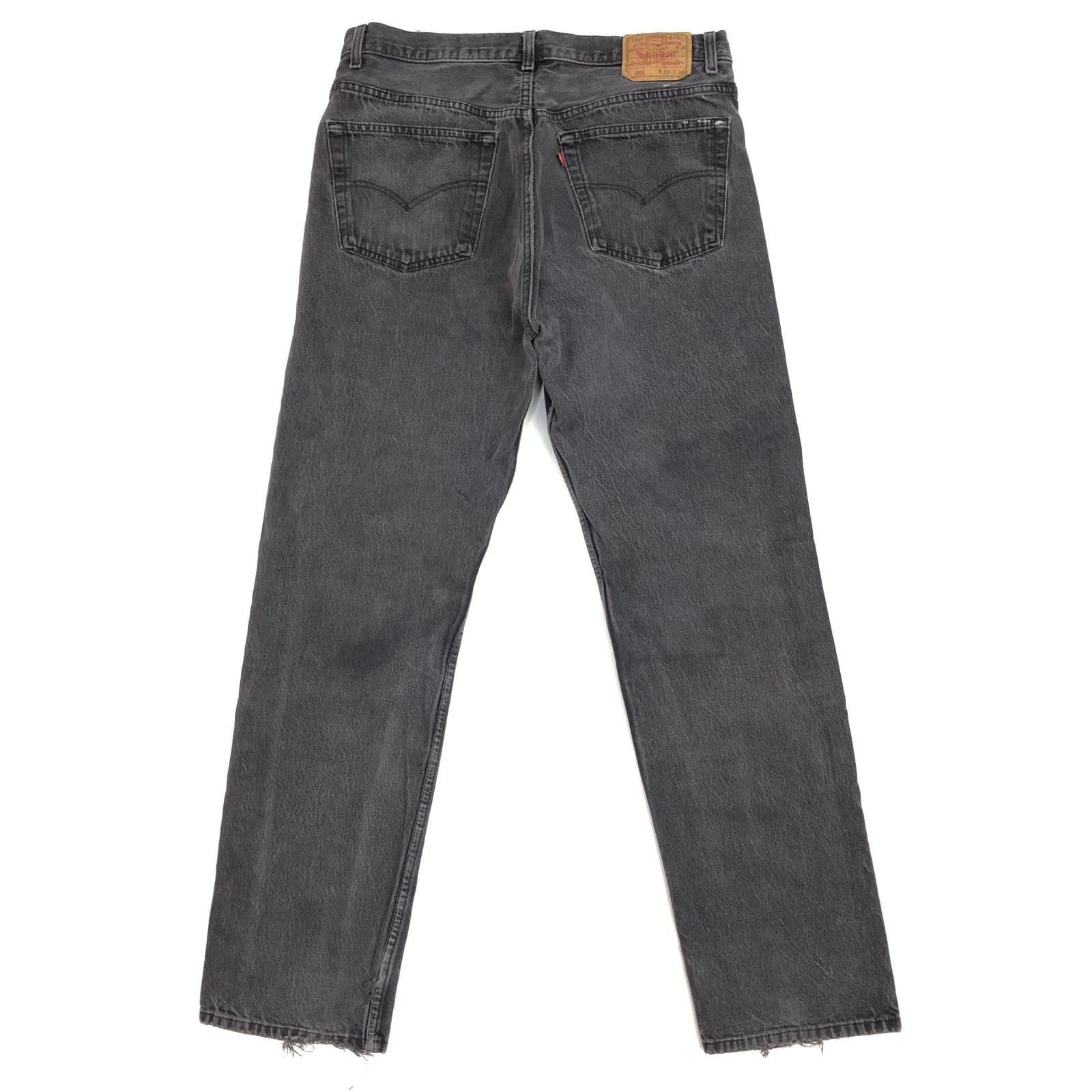 【90s USA製】美品 リーバイス 501-0660 ブラック 先染め 653 Levi's リーバイス デニムパンツ 90年代 501-0660 made in USA 刻印653