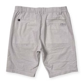 FILA GOLF フィラ ゴルフ ストライプ柄 シアサッカー ハーフパンツ ショートパンツ ストレッチ サイズ L /ホワイト×グレー