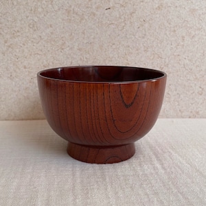 拭き漆 椀 けやき・2