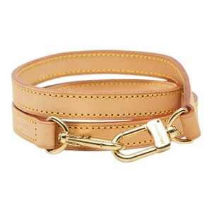 ルイ ヴィトン ヌメ革 ショルダーストラップ ベージュ レザー レディース LOUIS VUITTON 【中古】