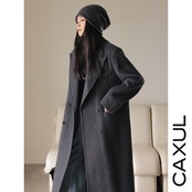 long tailored wool coat/2color